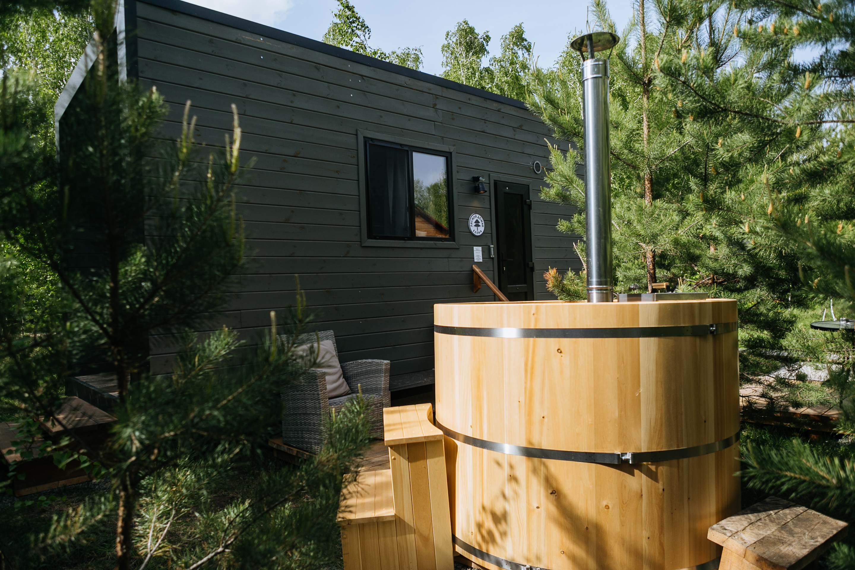 Домик «Елена» с горячей купелью