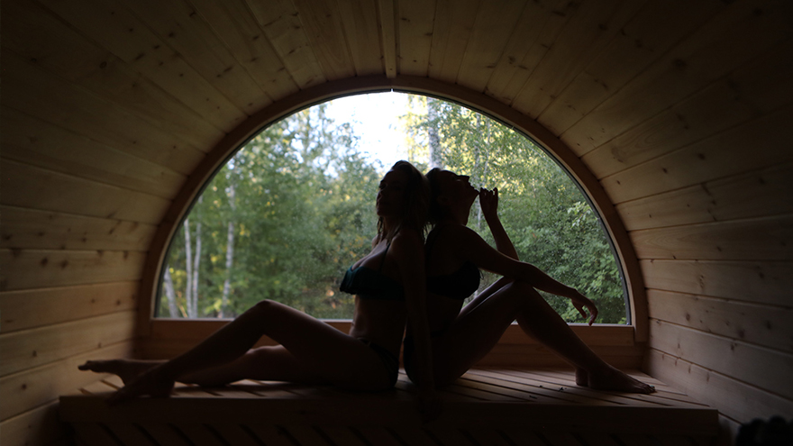 Баня с панорамой